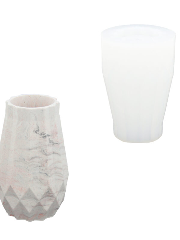 Silicone mould flower vase