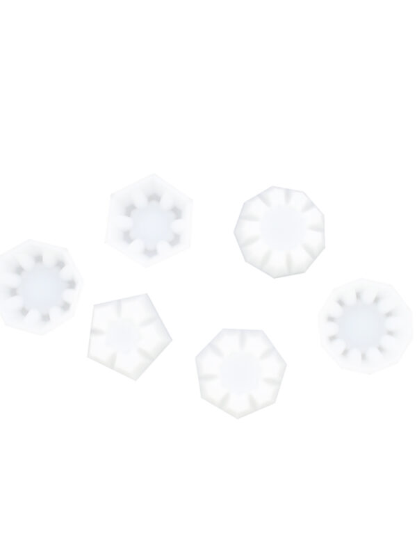 Silicone slot cup set (6 pcs)