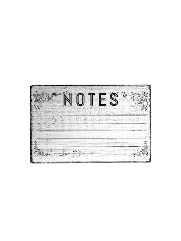 Holzstempel Vintage 70 mm x 42 mm – Notizen