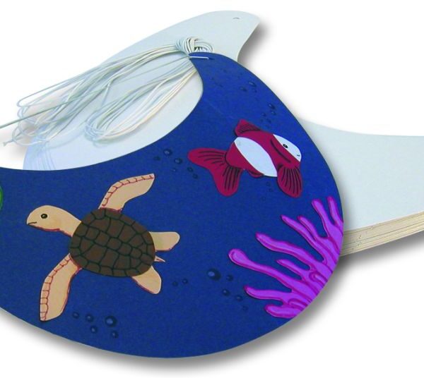 Sun visor cardboard P/25 white