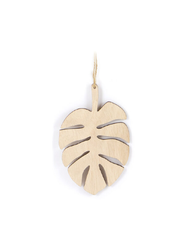 Wooden monstera 95 mm x 150 mm x 4 mm