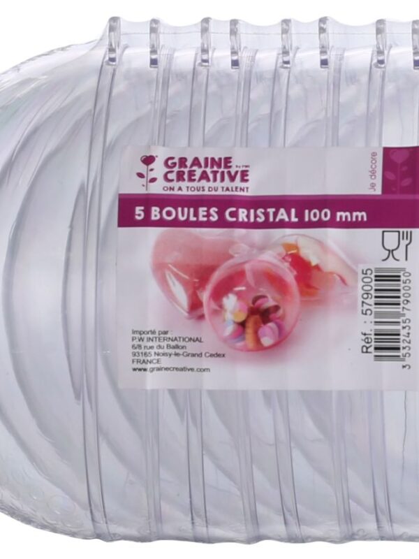 Transparente Kunststoffkugel Ø 100 mm (5 Stück)