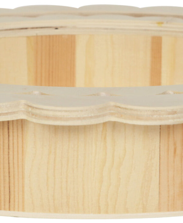 Wooden tray - Round fantasy (2 pcs)