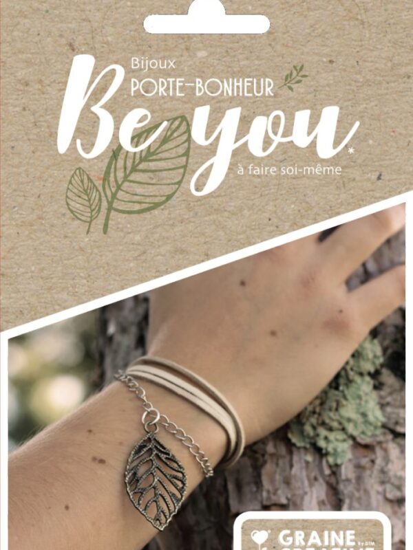 Lucky charm jewellery kit Be You / leaf