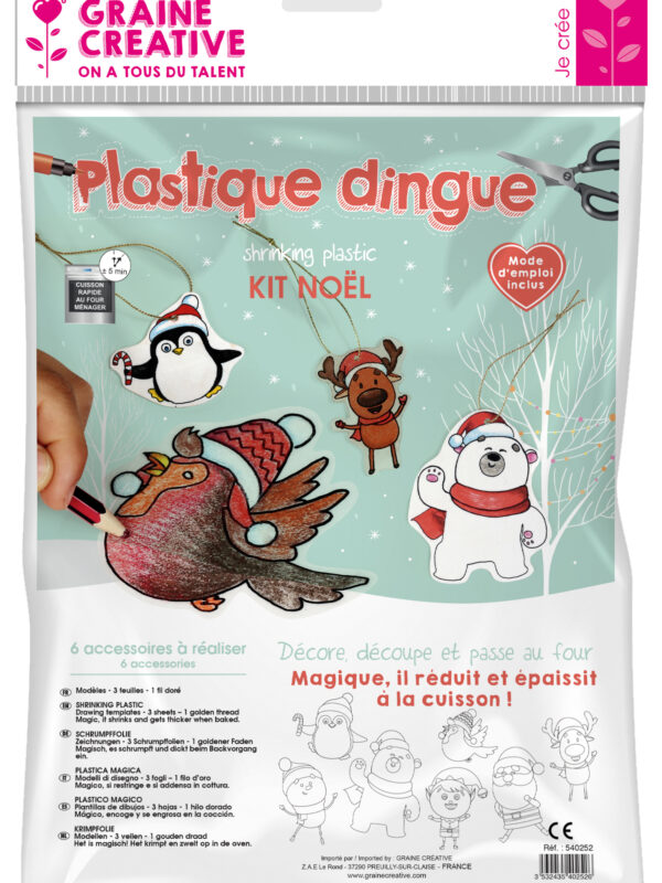 Shrink plastic kit – Christmas decorations