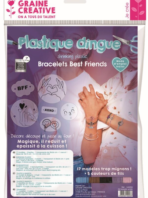Crazy plastic kit friendship bracelets