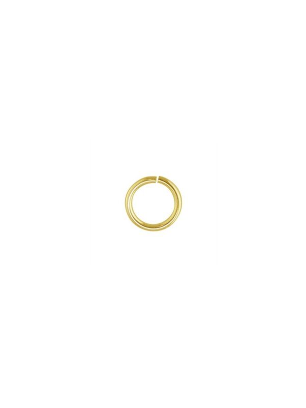 Jump rings split 5mm gold plated (50 pcs)