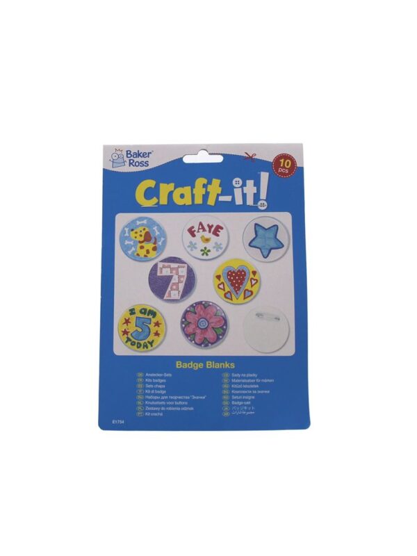 Kits de bricolage pour boutons, 10 pièces