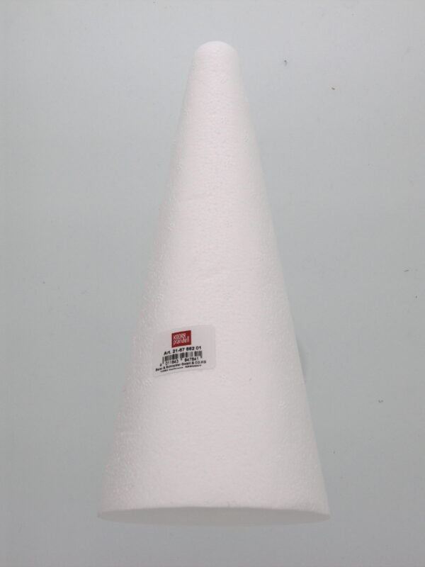 Styrofoam cone 20 cm