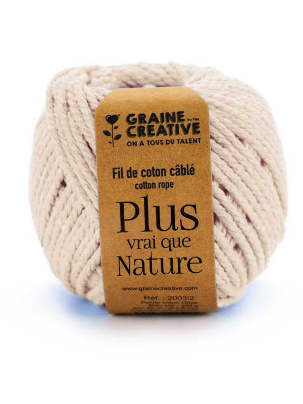 Cotton thread 200g Ø2.5mm x 80m – Ecru