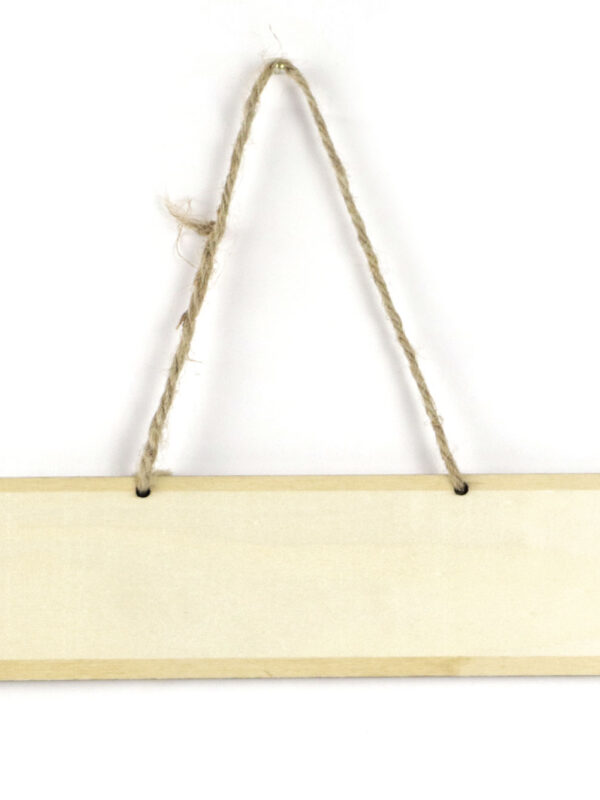 Wooden banner suspension 330 x 82 x 4 mm