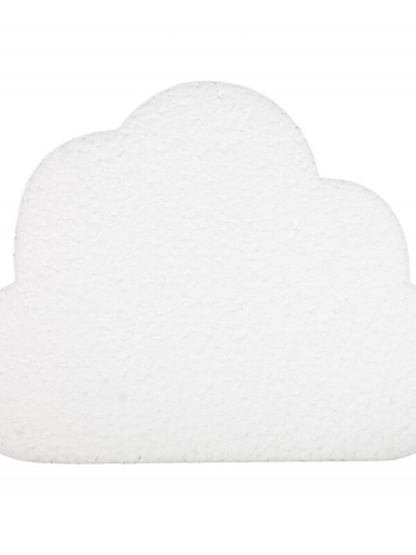 Polystyrène 2D nuage 15cm 5pièces