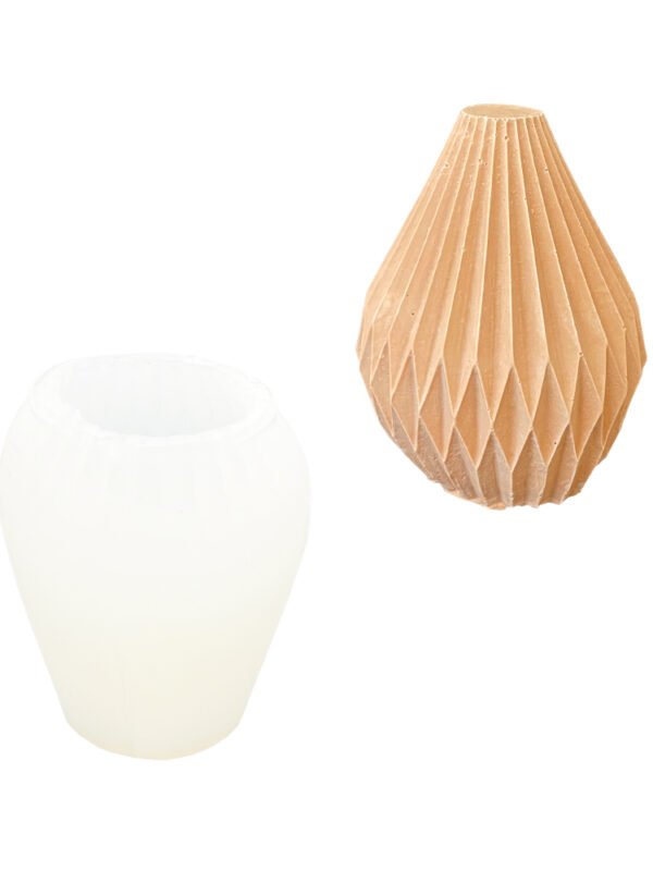 Moule en silicone géométrique en forme de poire