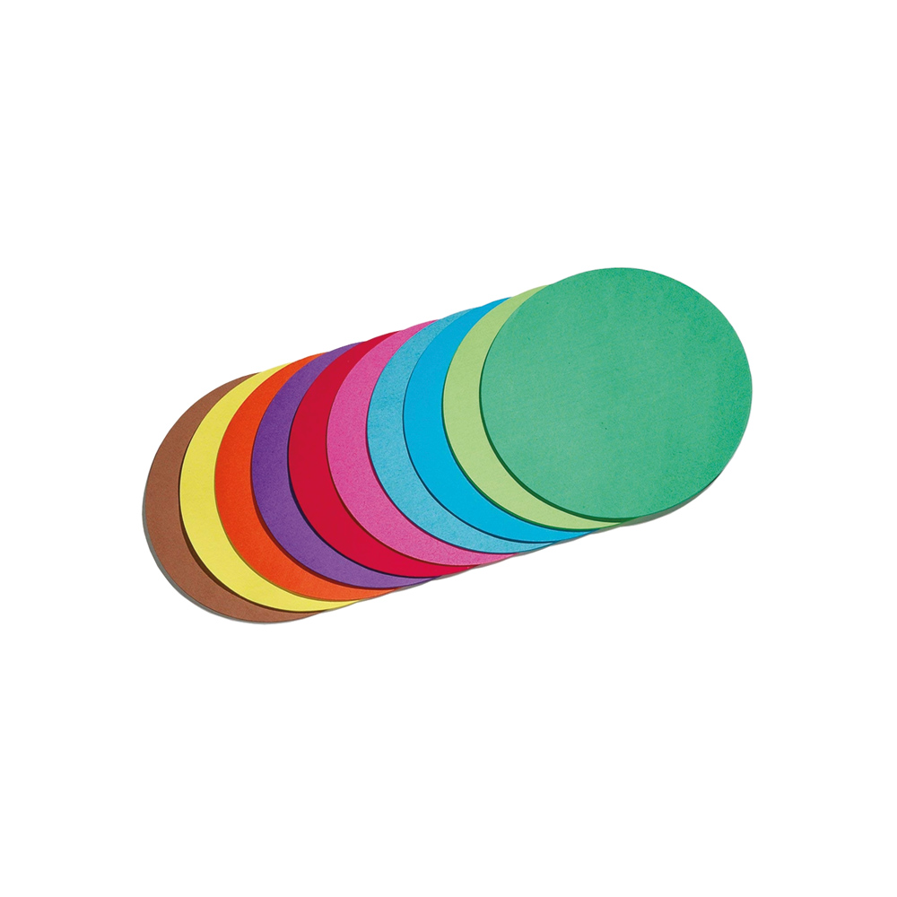 Round folding paper 18 cm P/500 mix - Unicraft