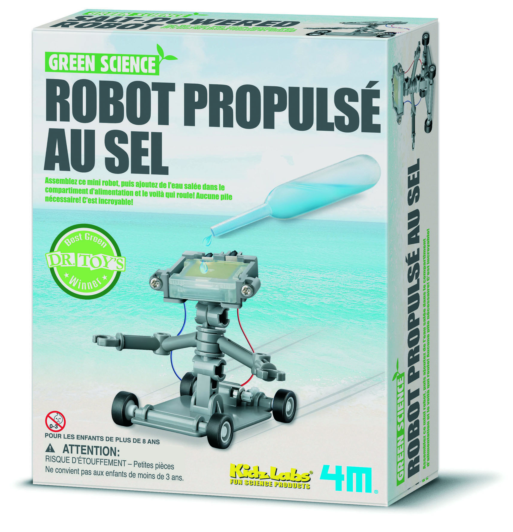 DAM kit 168 mm x 214 mm x 58 mm – Salt powered robot - Unicraft