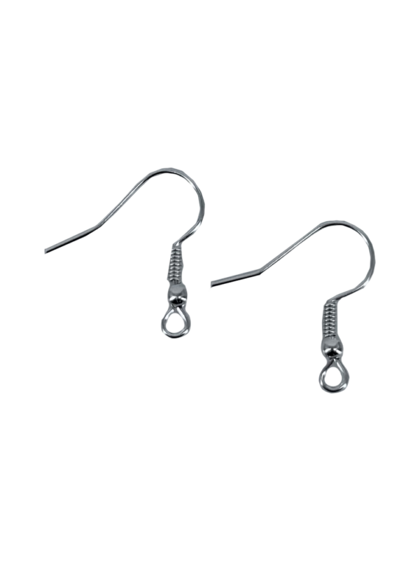 Metal Earring hooks - Silver