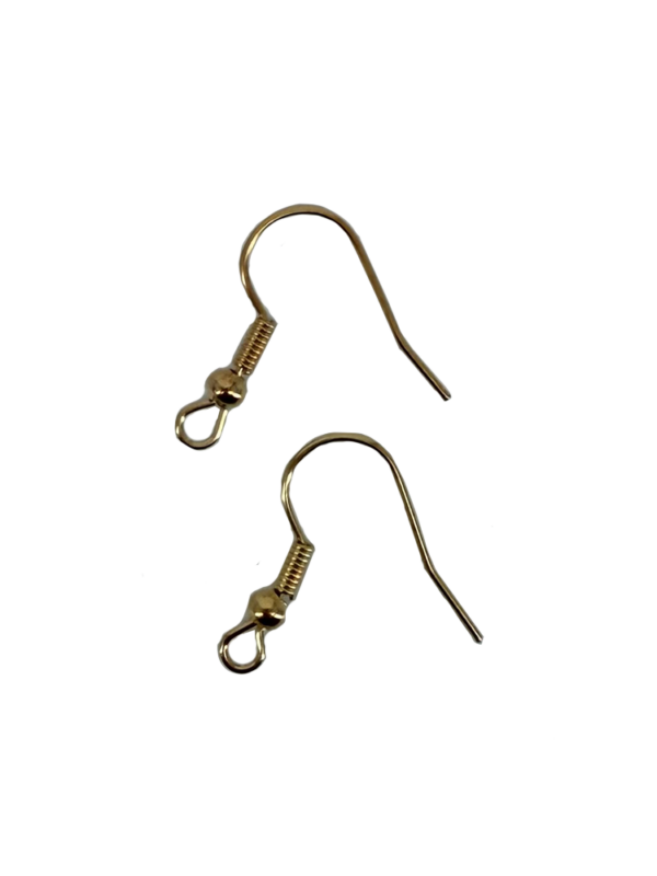Metal Earring hooks - Gold
